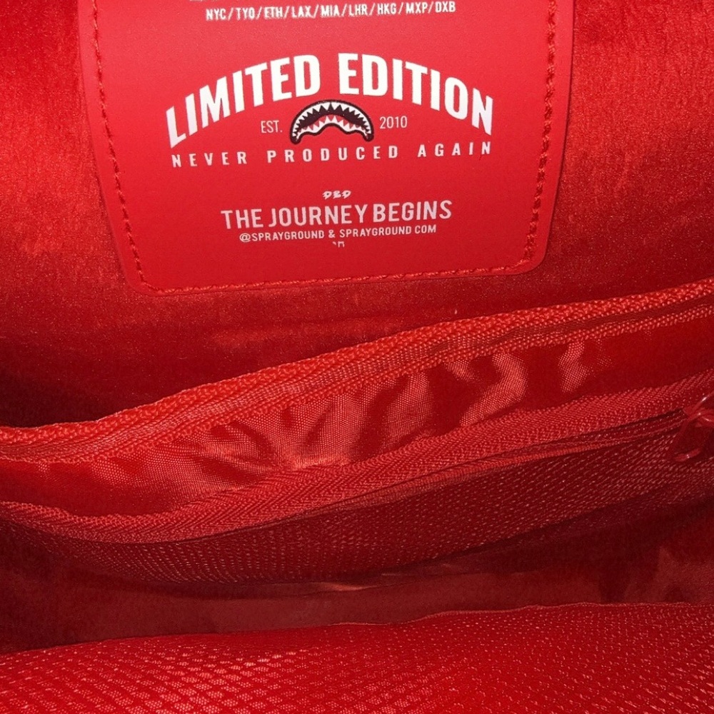 Sprayground Limited Edition Red Backpack - Picture 5 of 6